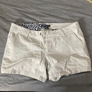 Volcom khaki shorts.